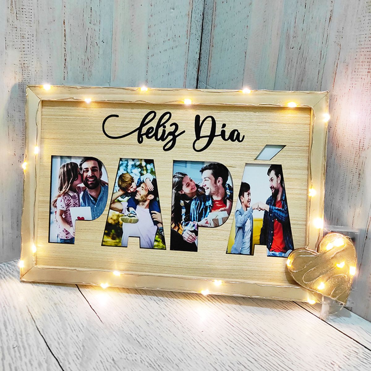 M MATIX SHOP - Matix- Regalos Personalizados - Dia del Padre - Cuadro Papá