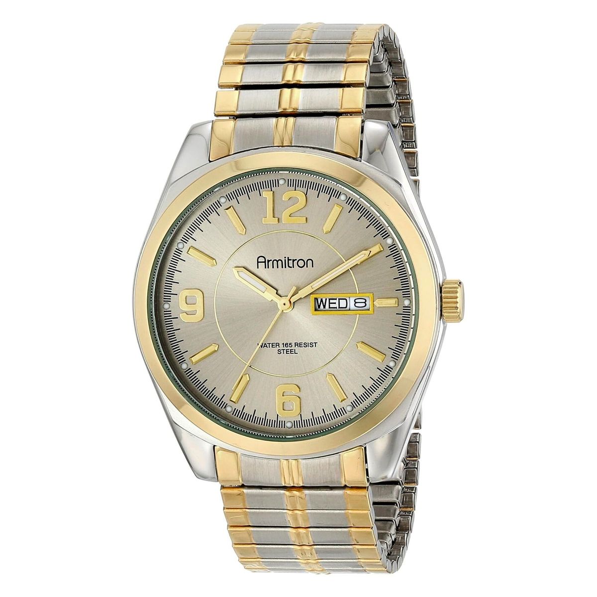 ARMITRON - Armitron Reloj de dos tonos con banda extensible para hombre