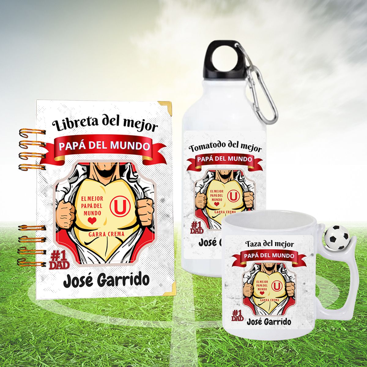 M MATIX SHOP - Matix- Regalos Personalizados Dia del Padre- Box con Libreta