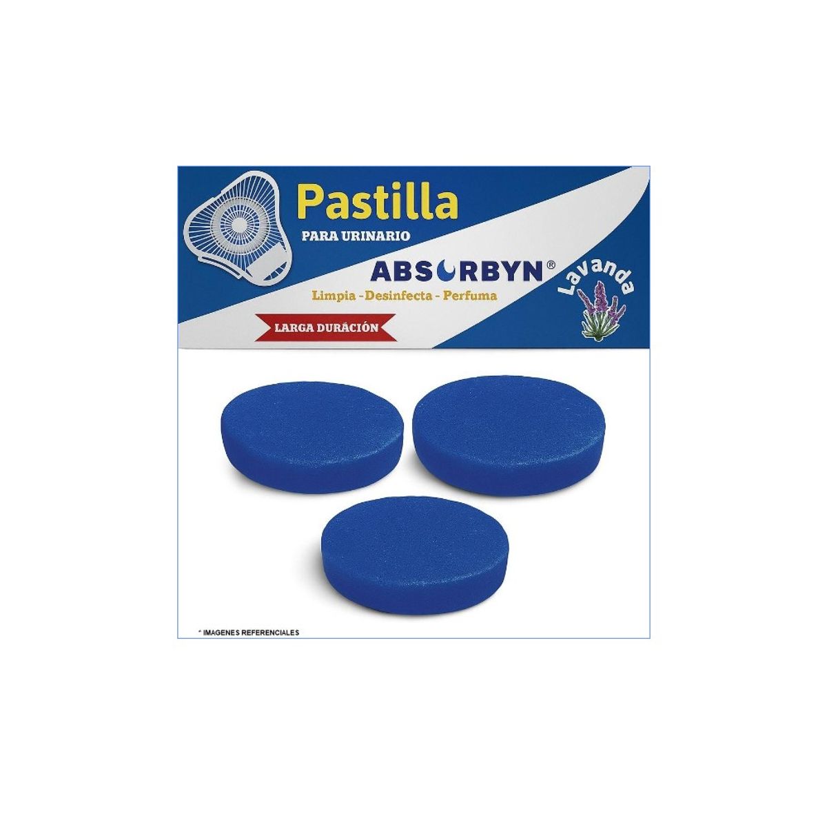 ABSORBYN - PASTILLA PARA URINARIO ABSORBYN LAVANDA X 3 UND