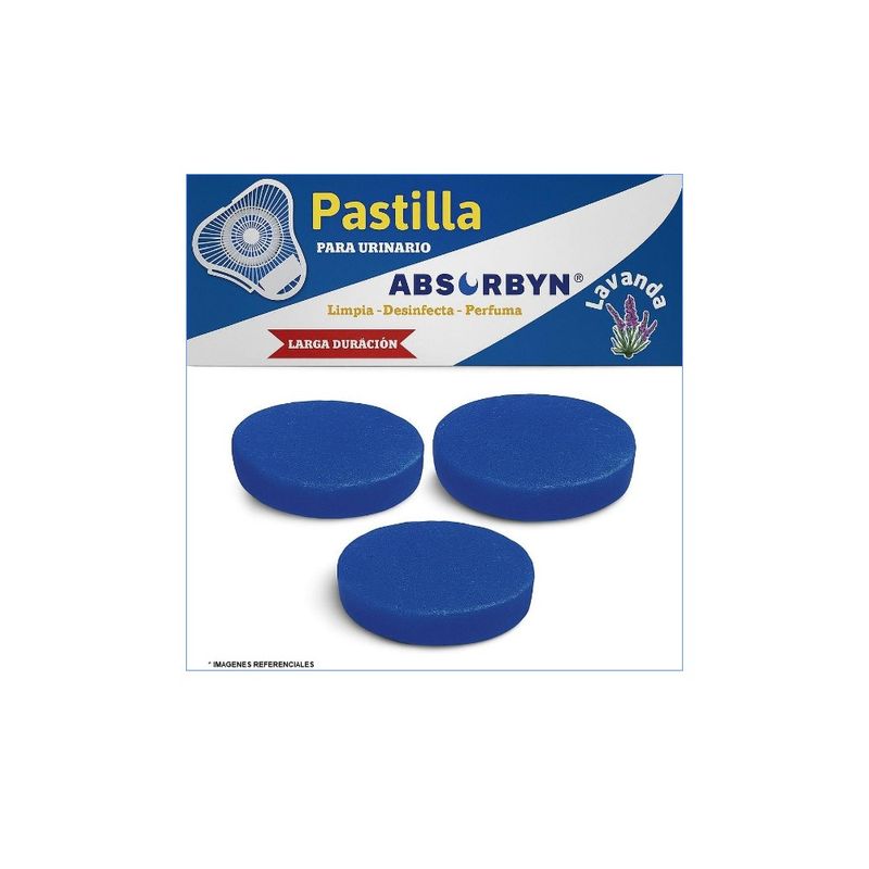 ABSORBYN - PASTILLA PARA URINARIO ABSORBYN LAVANDA X 3 UND