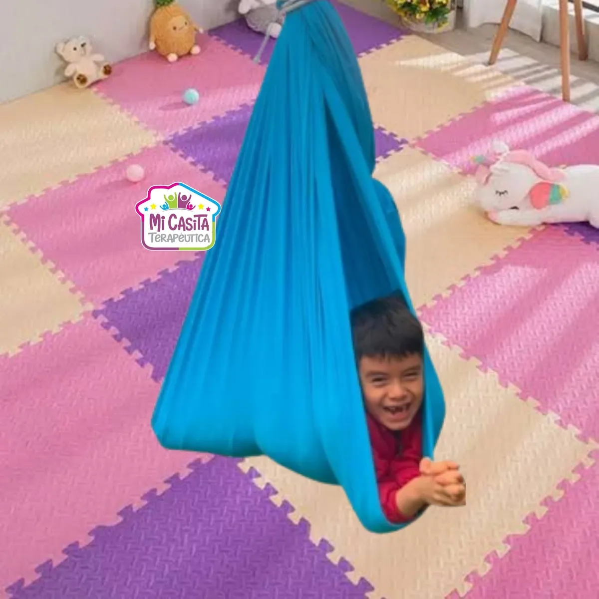 GENERICO - Hamaca Sensorial Elástica de Lycra ideal para nisños con Autismo TDAH