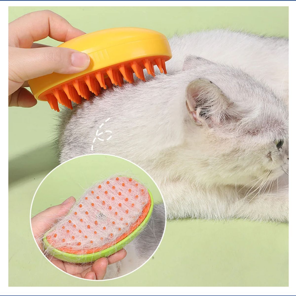 GENERICO - CEPILLO VAPORIZADOR PARA GATOS Y PERROS