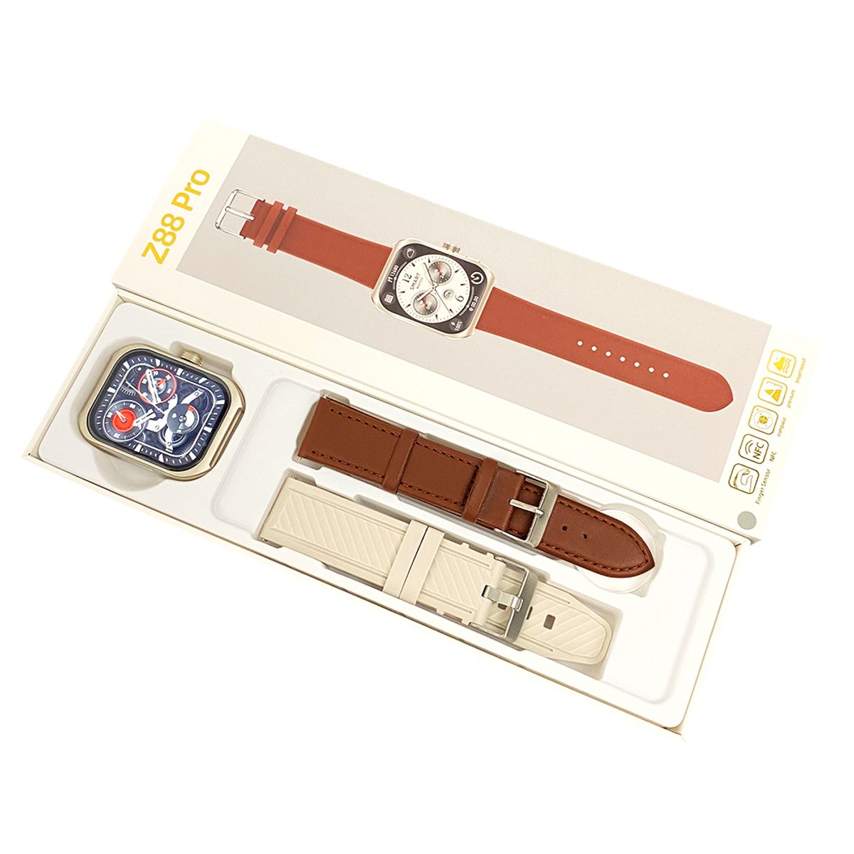 GENERICO - Reloj inteligente Z88 Pro - Color plata