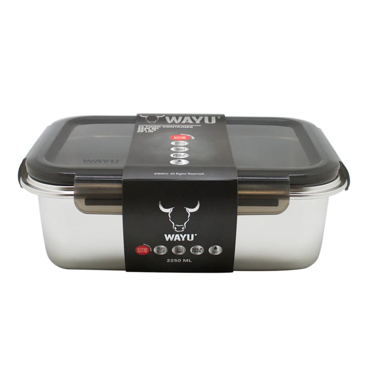 WAYU - TAPER HERMETICO DE ACERO INOXIDABLE MICROSAFE 2.3 LT WAYU