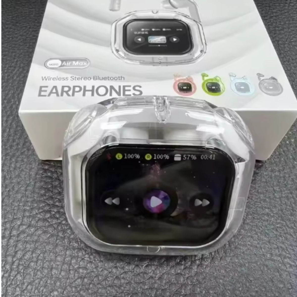 GENERICO - AUDIFONOS CON PANTALLA TACTIL BLUETHOOT PANTALLA DIGITAL