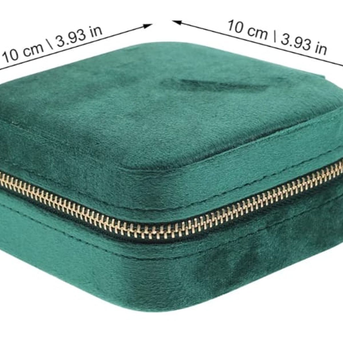 GENERICO - JOYERO VIAJERO GAMUZADO VERDE