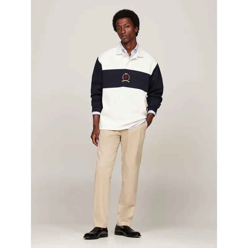 TOMMY HILFIGER - PANTALON HARLEM CHINO SATIN