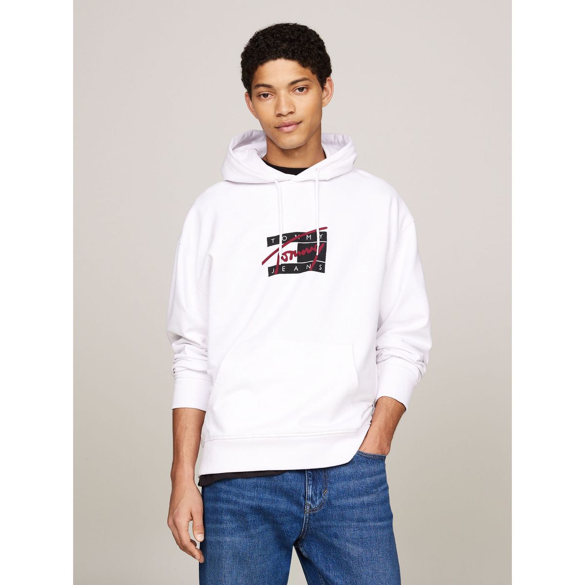TOMMY HILFIGER - SWEATSHIRT TJM RLX GRAFFITI SIGNATURE HOO