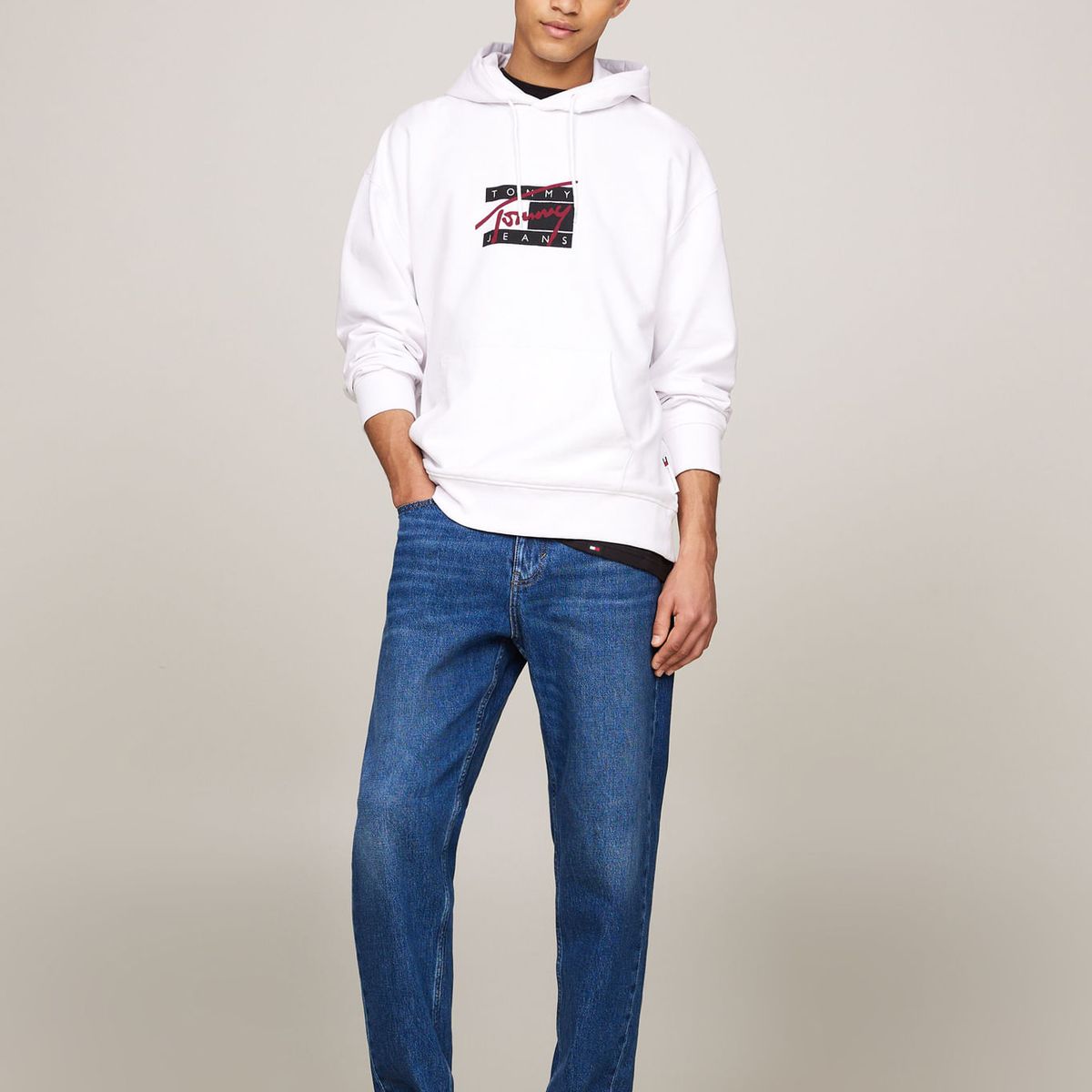 TOMMY HILFIGER - SWEATSHIRT TJM RLX GRAFFITI SIGNATURE HOO