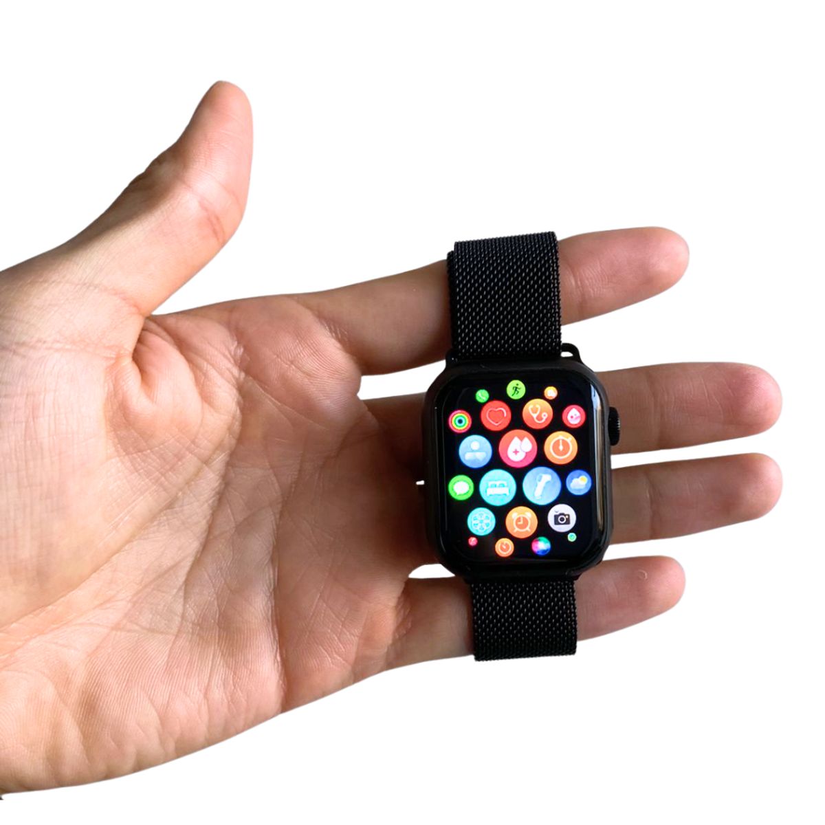 GENERICO - R9 Mini Reloj inteligente para mujeres con pantalla AMOLED Negro