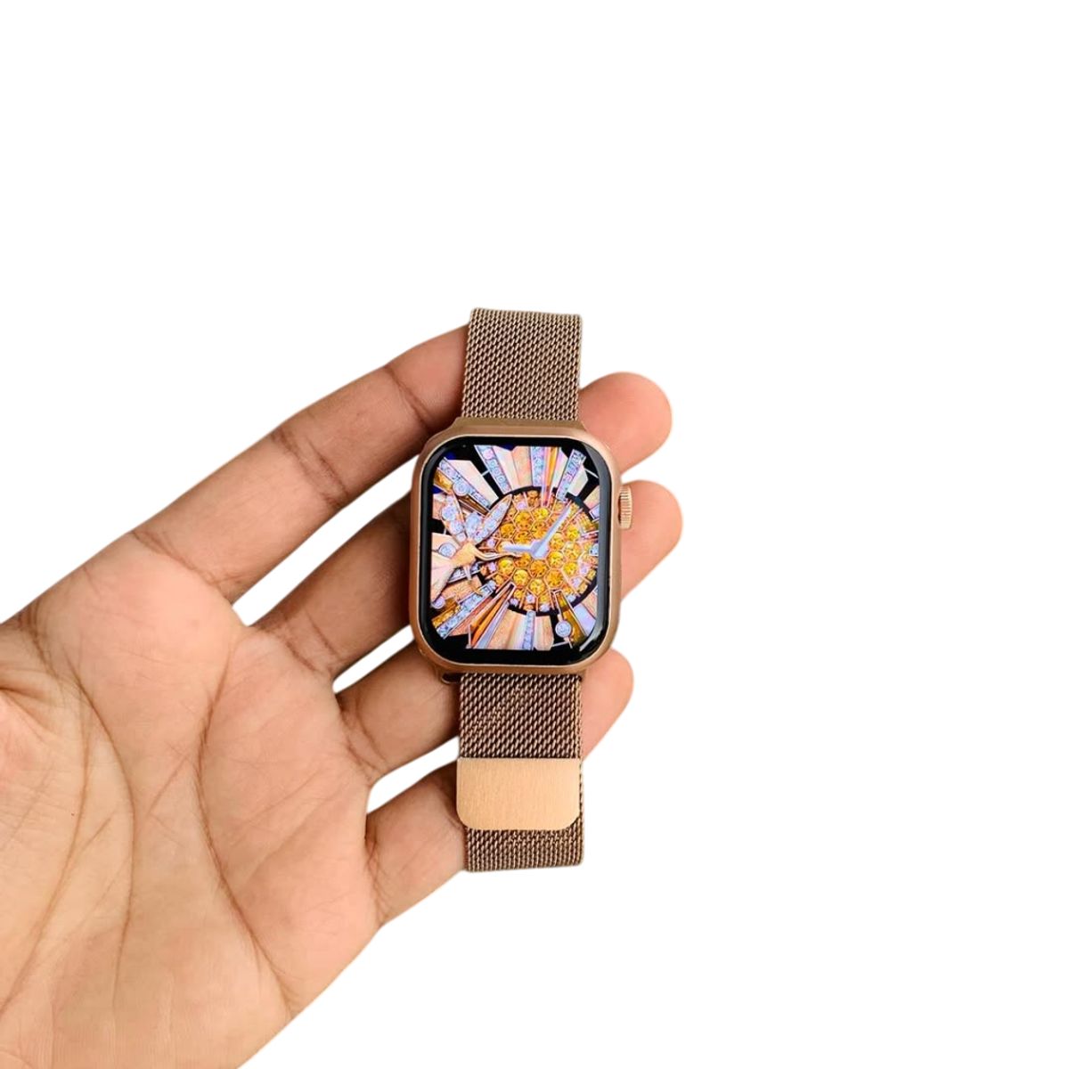 GENERICO - R9 Mini Reloj inteligente para mujeres con pantalla AMOLED Rosa