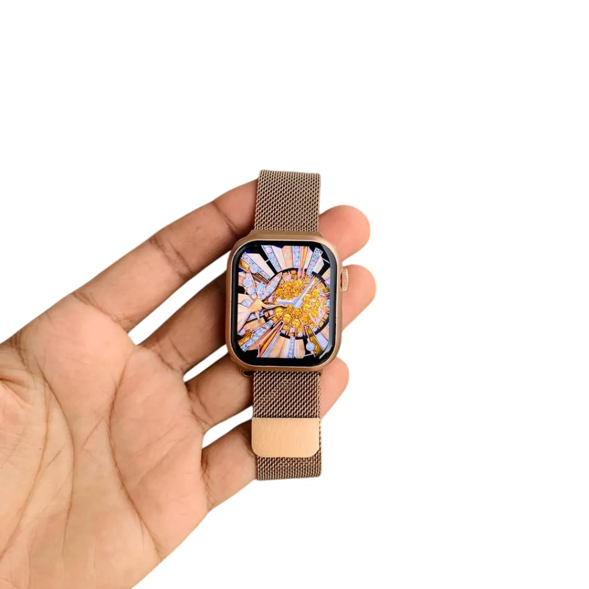 GENERICO - Reloj Smartwatch R9 Mini con 3 Correas para Mujer - Rosa