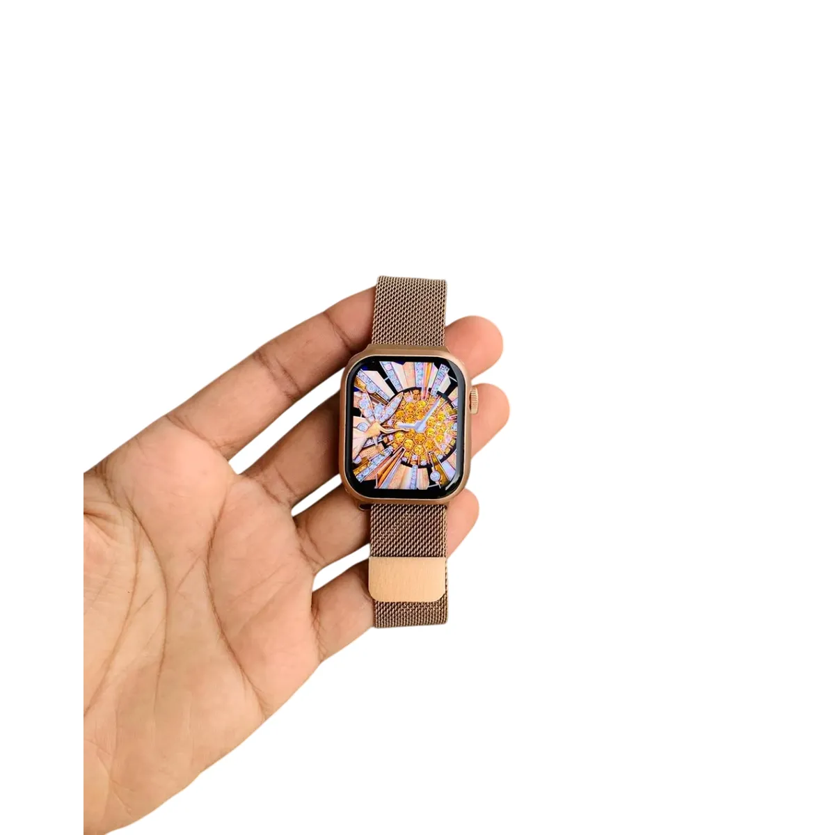 GENERICO - Reloj Smartwatch R9 Mini con 3 Correas para Mujer - Rosa