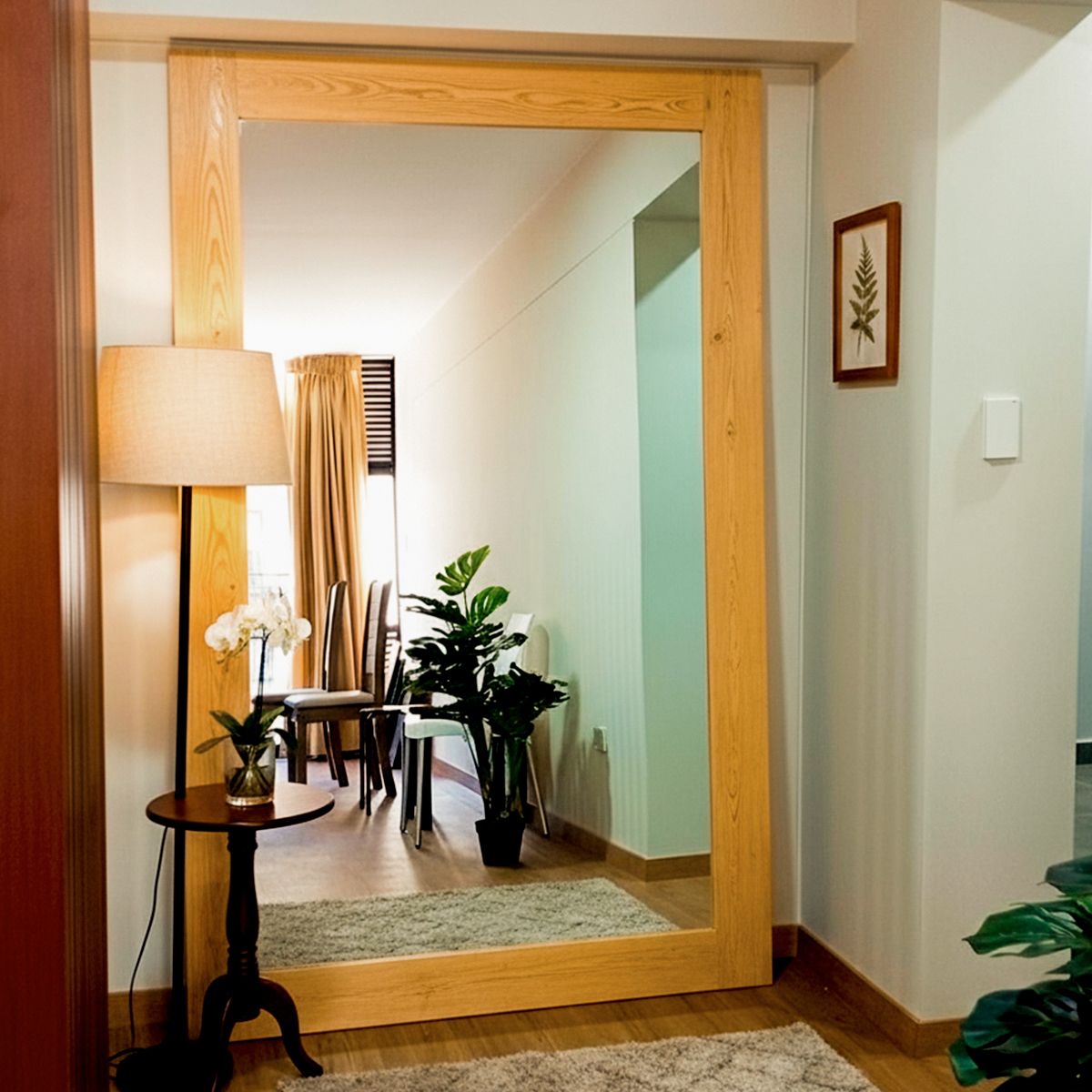 GENERICO - Espejo Gigante Plus Luccio de Madera de Palets Reciclado