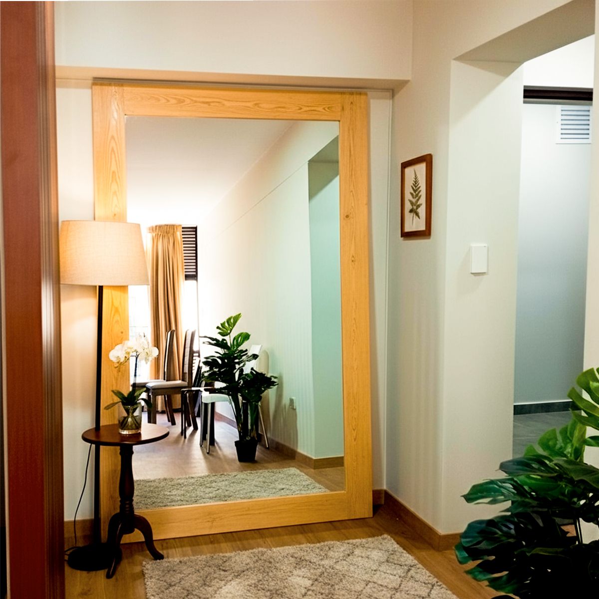 GENERICO - Espejo Gigante Plus Luccio de Madera de Palets Reciclado