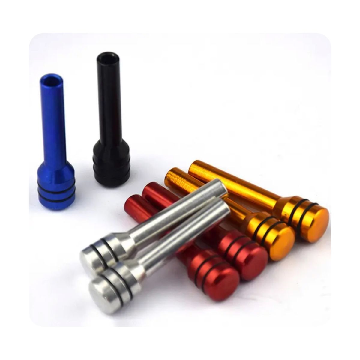 GENERICO - Pestillos para autos - Pack x4 unidades - Dorado