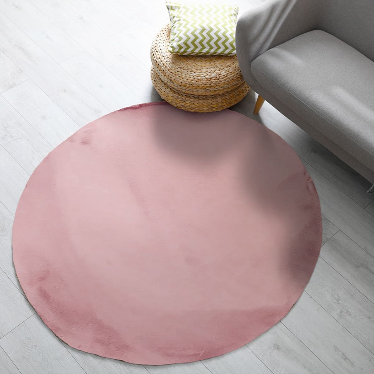 MULTITOP - Alfombra Katrina 160 x 160cm Rosa
