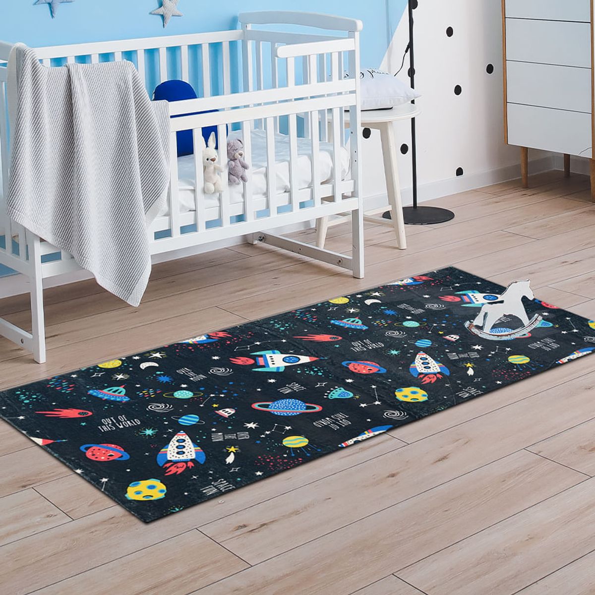 MULTITOP - Alfombra Space 80 x 170cm Espacial