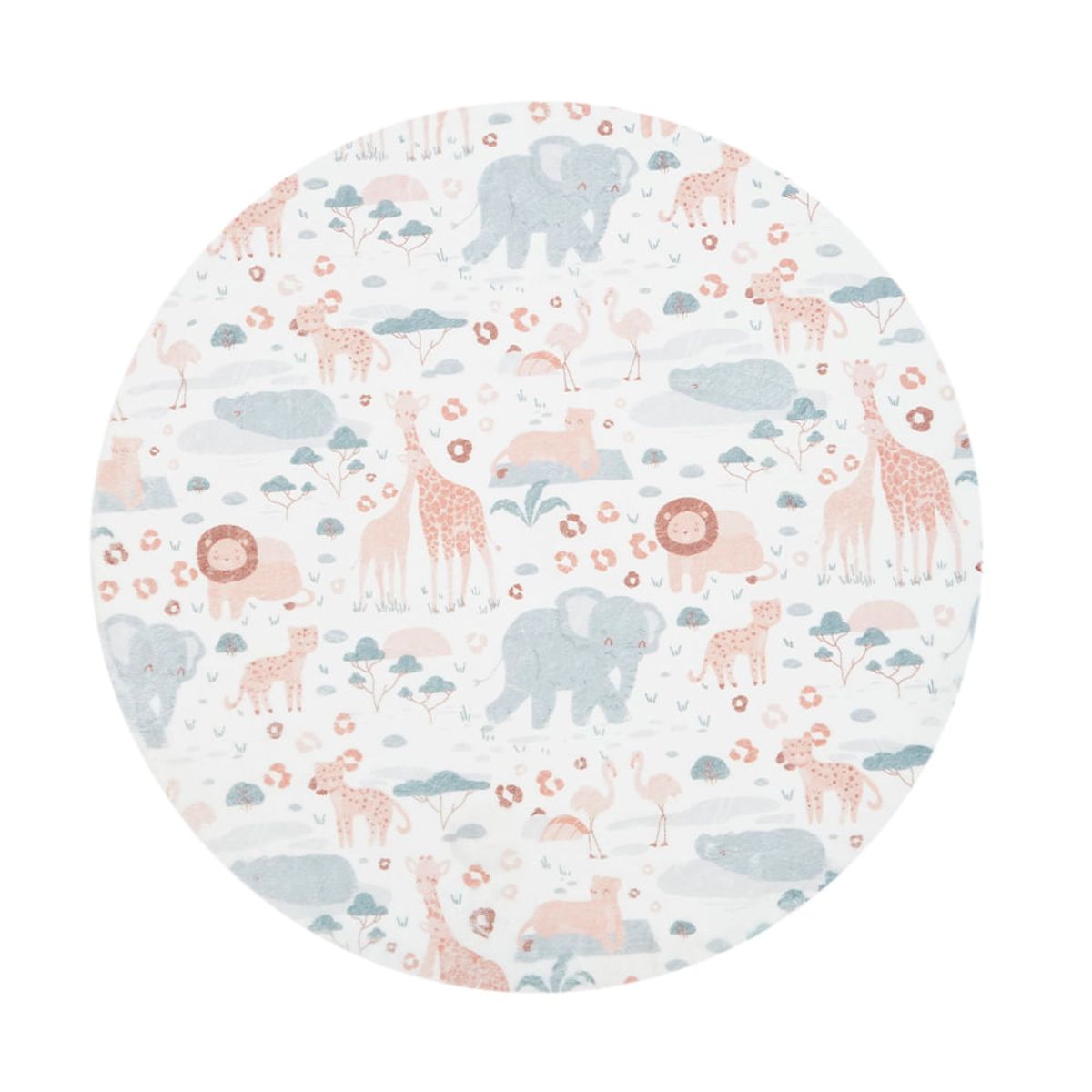 MULTITOP - Alfombra Safari 100 x 100cm Multicolor