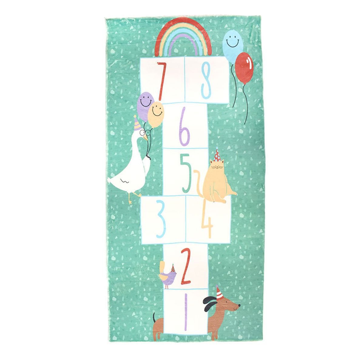 MULTITOP - Alfombra Mundo Aguamarina 80 x 170cm