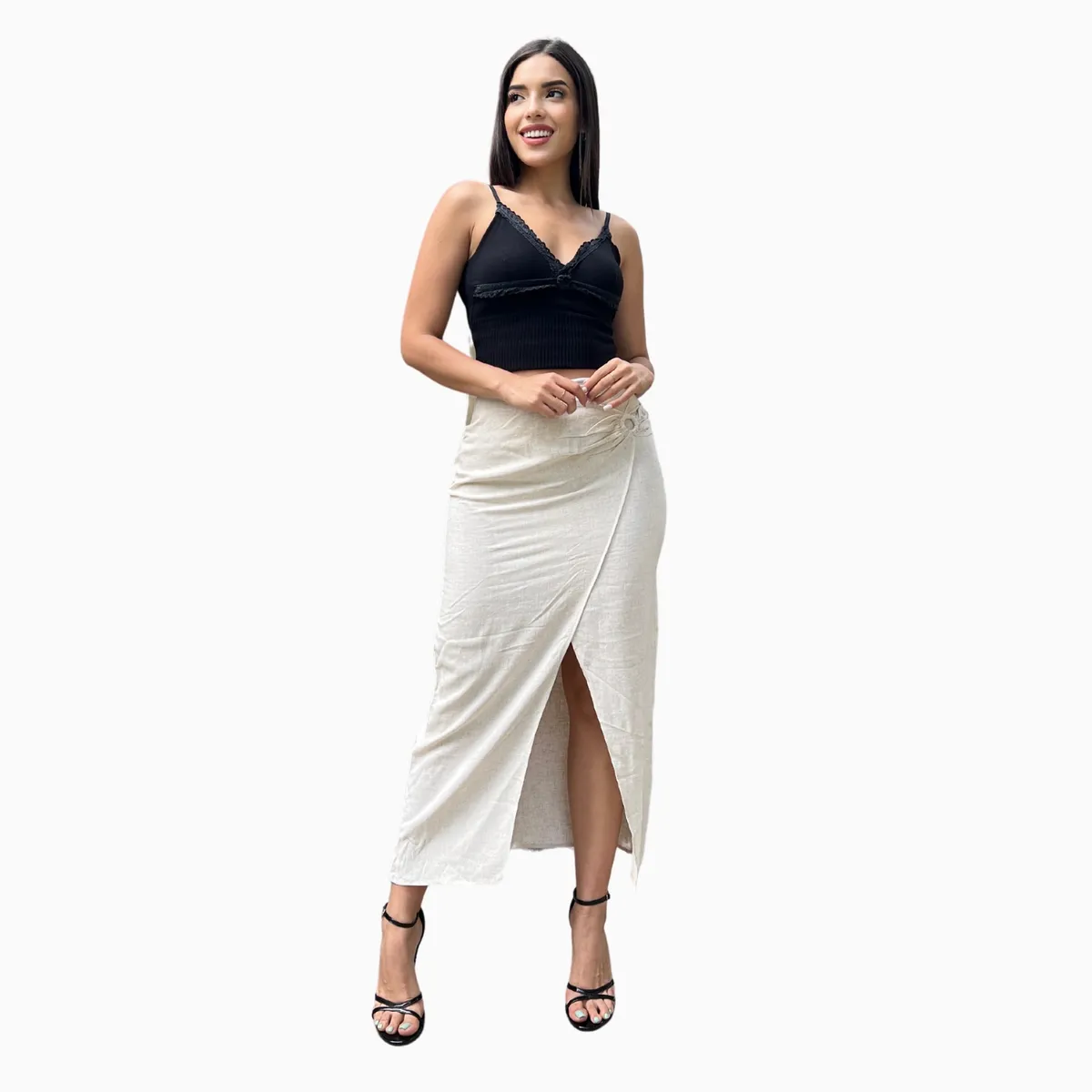 JAROLA - Falda Envolvente Lino Jarola Lili