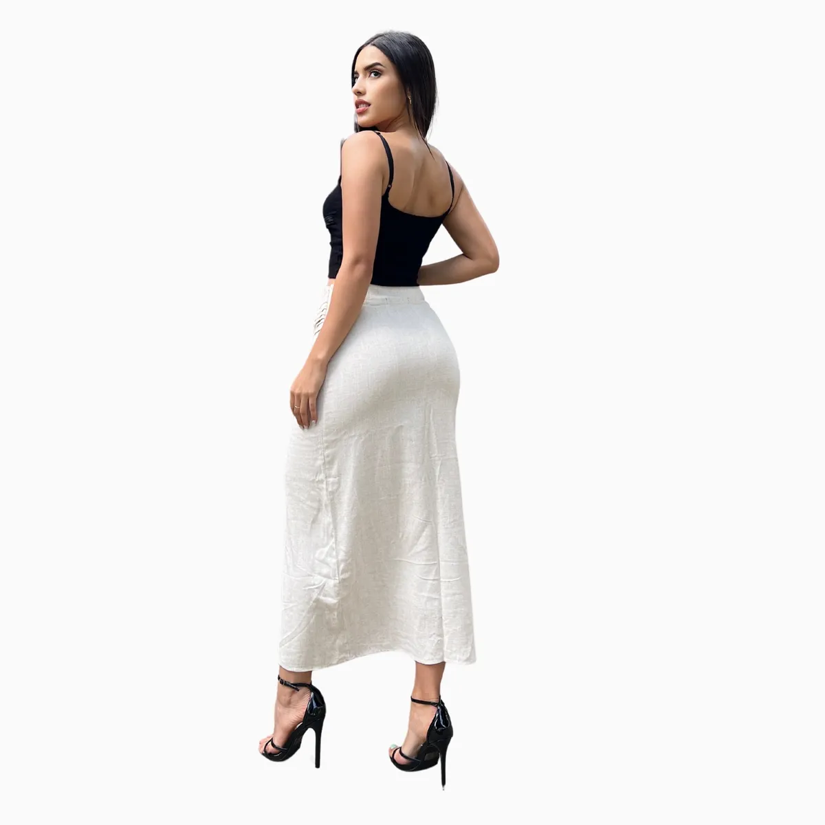 JAROLA - Falda Envolvente Lino Jarola Lili