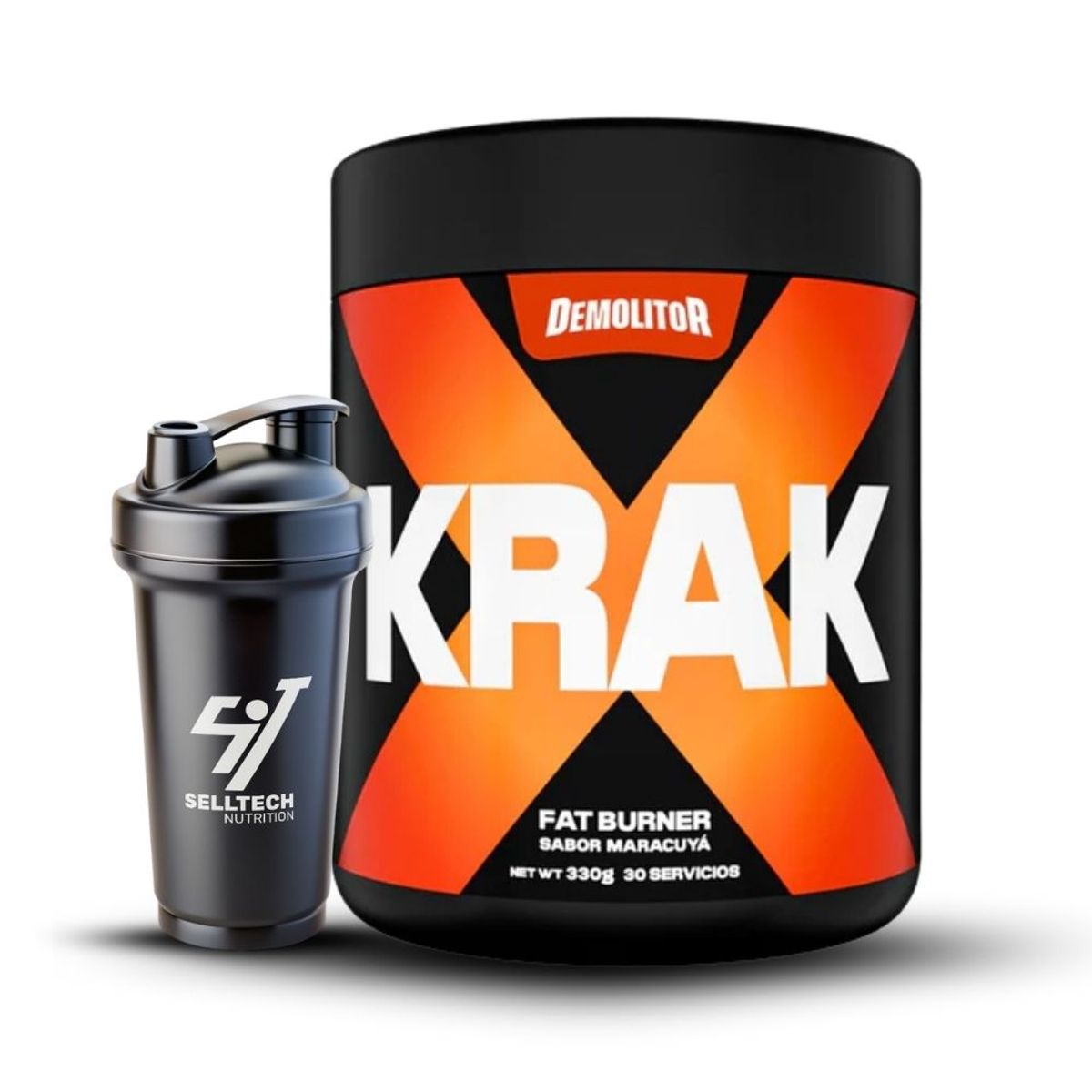 DEMOLITOR - Fat Burn Demolitor Krak 330gr Maracuya
