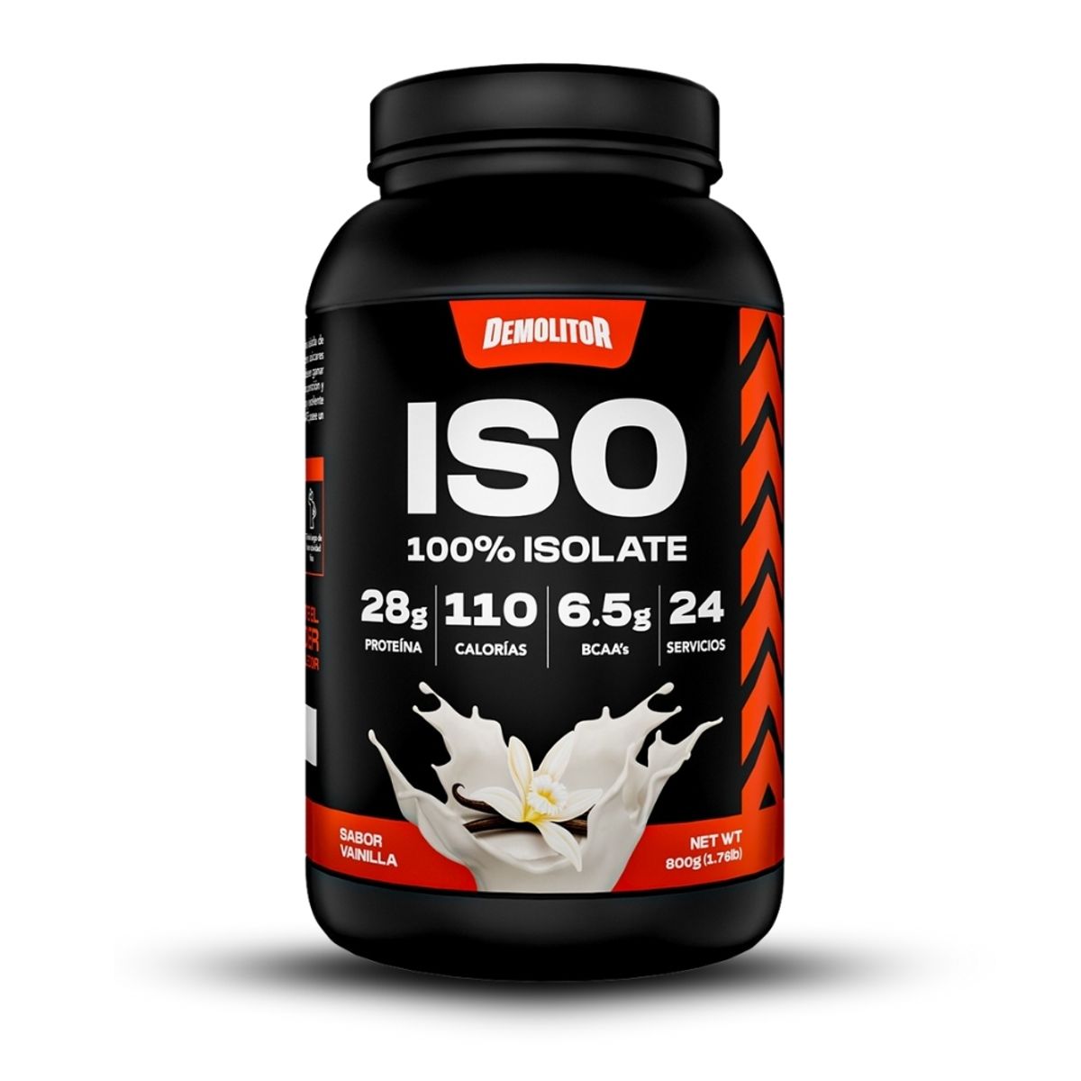 DEMOLITOR - Iso 100% Whey 23Lb Vainilla+Creatina Myprotein 250Gr+Maca Negra Sport 120 Caps