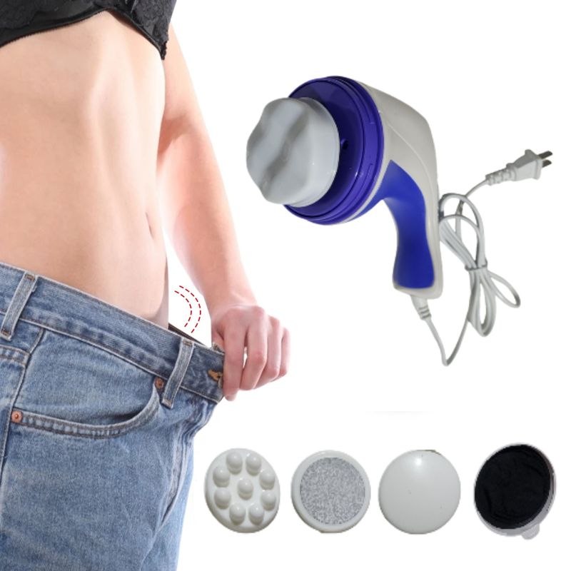 GENERICO - Masajeador para todo el cuerpo con 3 Cabezales adaptables