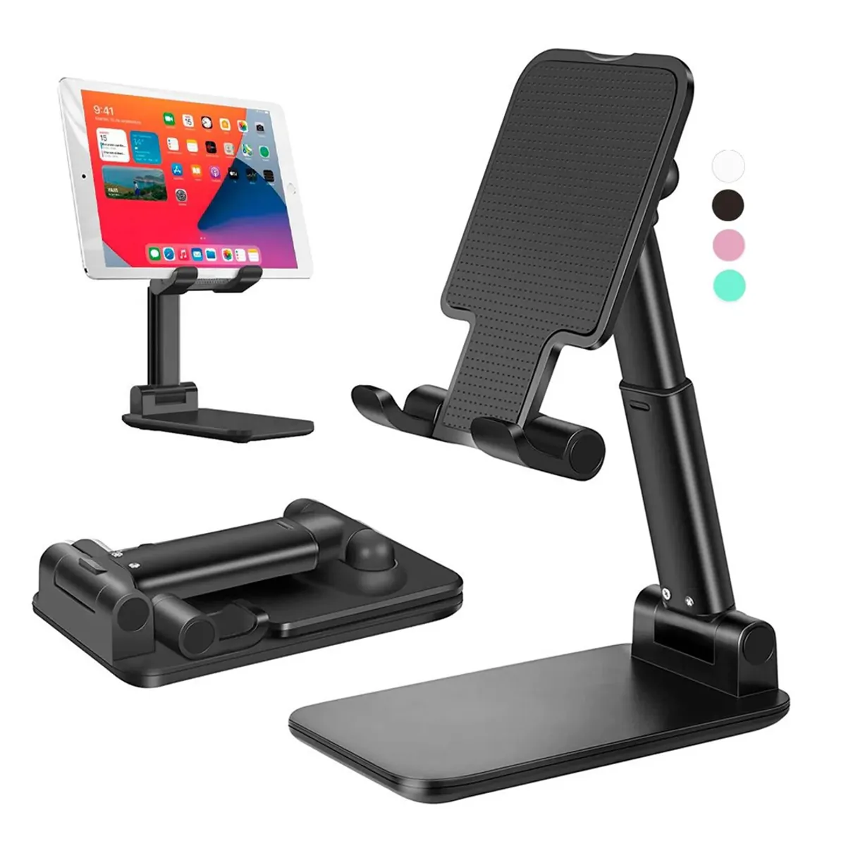 GENERICO - Soporte de Celular Plegable y Ajustable para Escritorio - Modelo C07