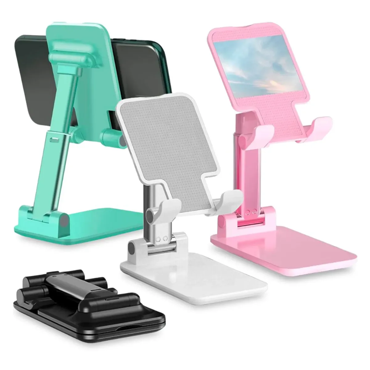 GENERICO - Soporte de Celular Plegable y Ajustable para Escritorio - Modelo C07