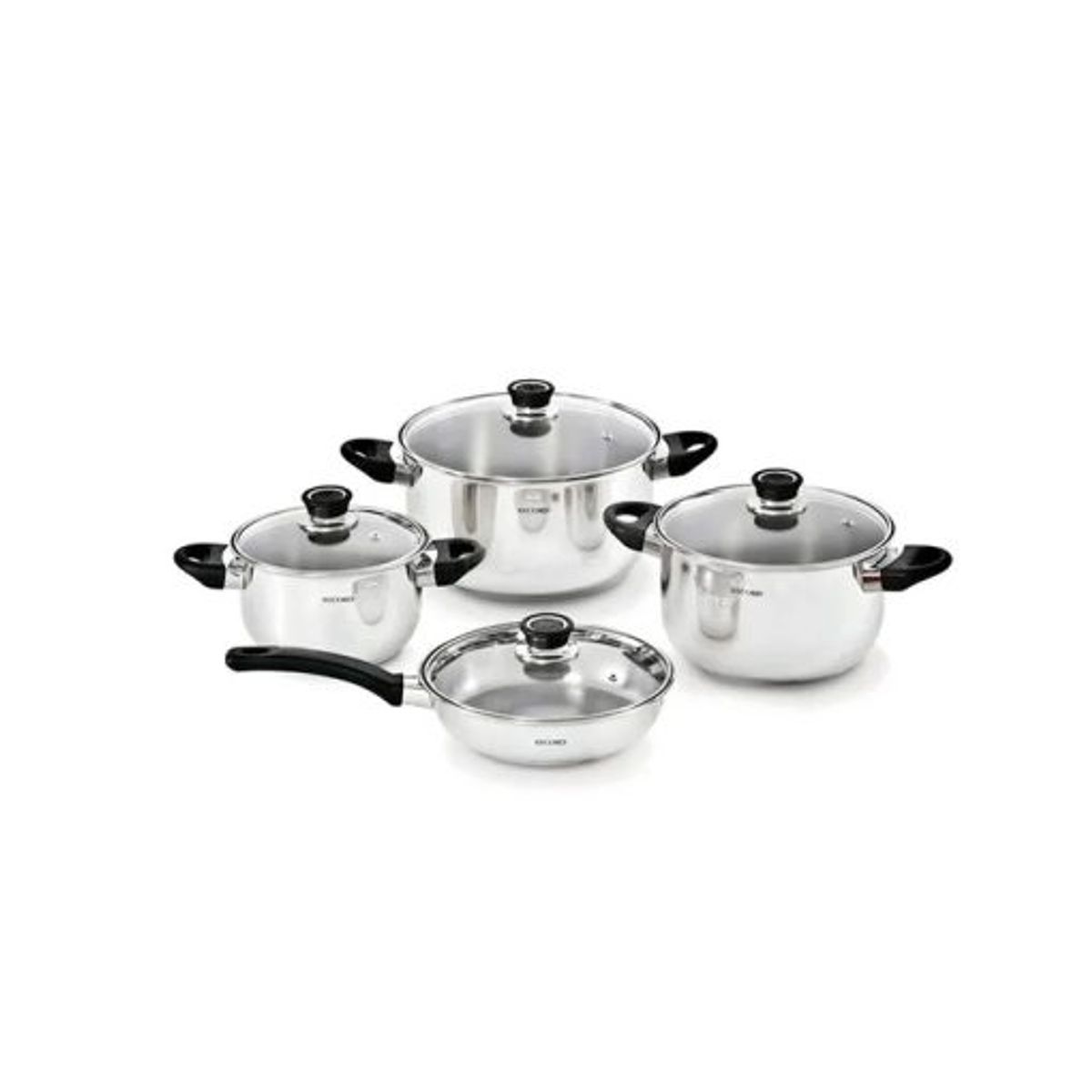RECORD - Juego de Ollas Inoxset de 8 piezas