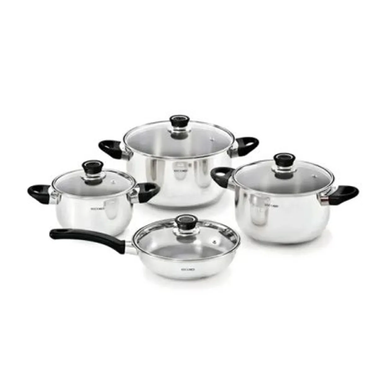 RECORD - Juego de Ollas Inoxset de 8 piezas
