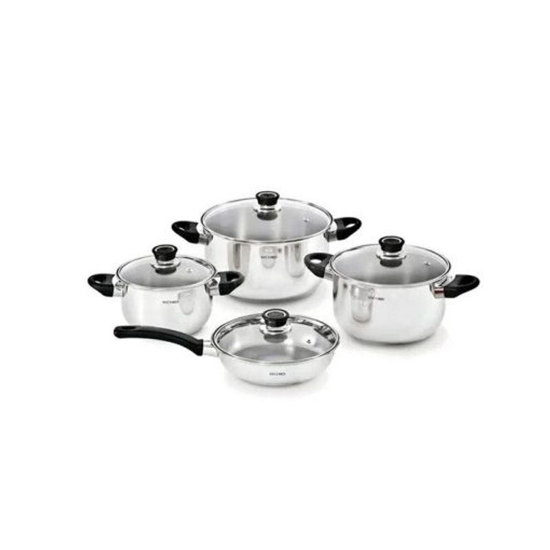 RECORD - Juego de Ollas Inoxset de 8 piezas