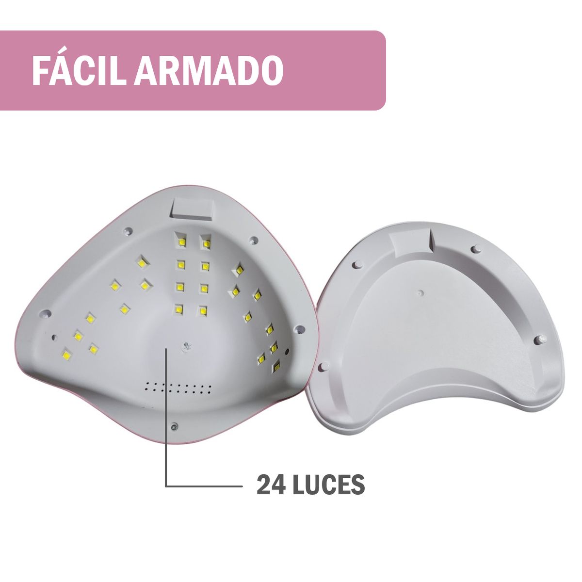 GENERICO - Lámpara Led Uv Profesional Secador Uñas de 48w Manicure