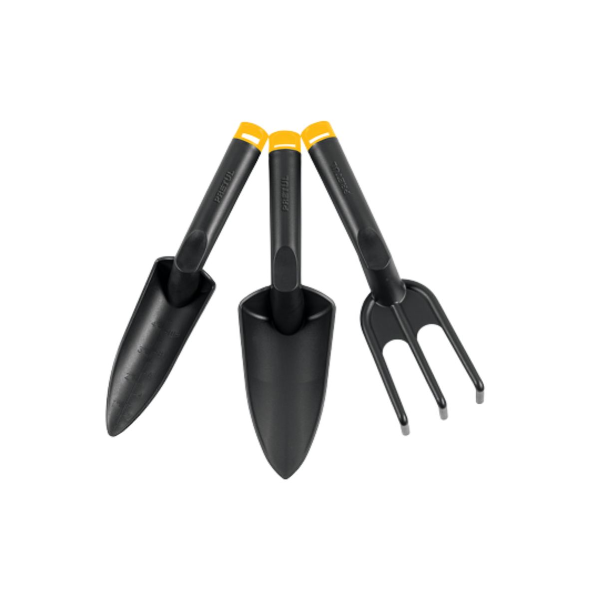 GREEN SUPPLY - Juego de 3 herramientas de 11" para jardín, Pretul