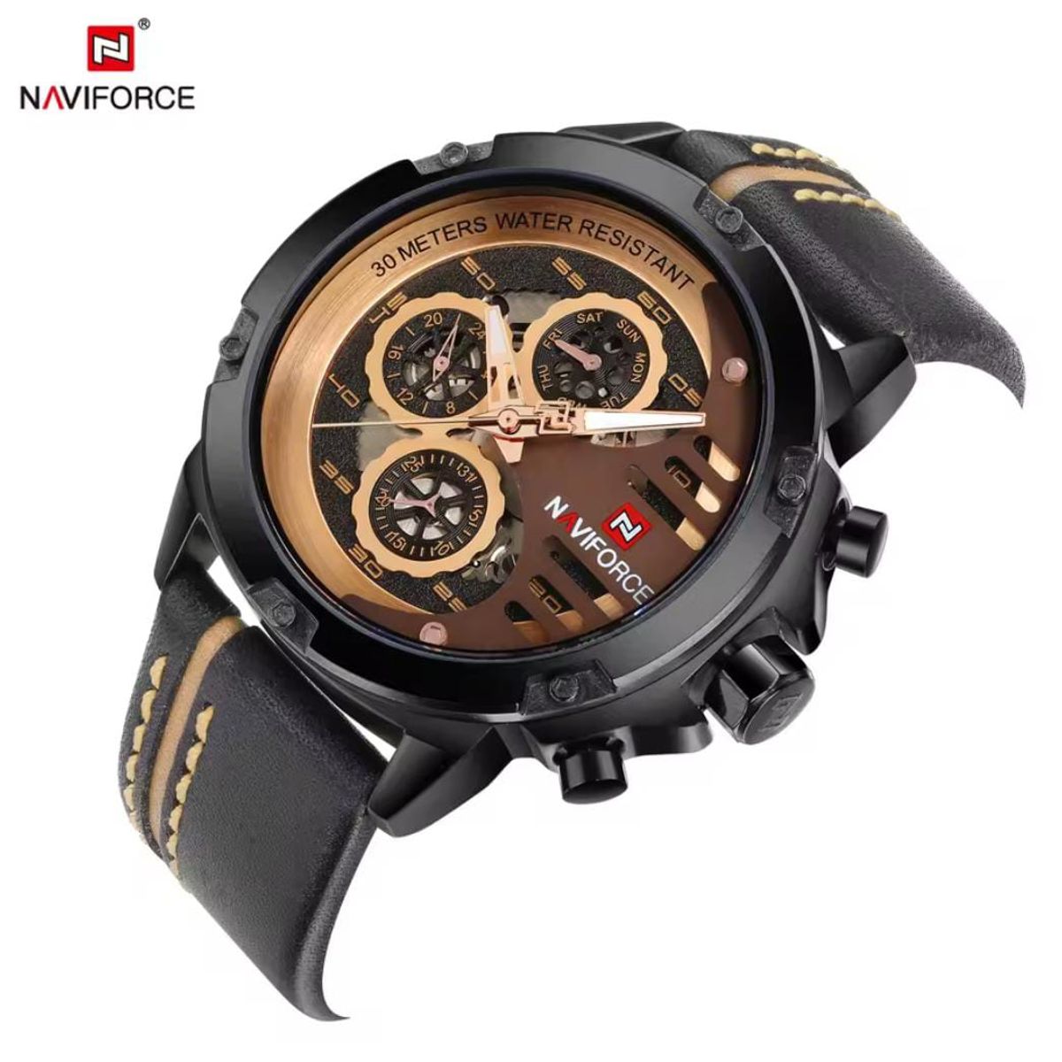 NAVIFORCE - Naviforce nEGRO DORADO