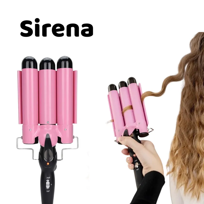 Plancha de Cabello Ondas Sirena GENERICO