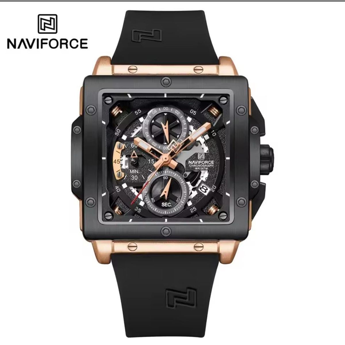 NAVIFORCE - Naviforce negro dorado NF8064