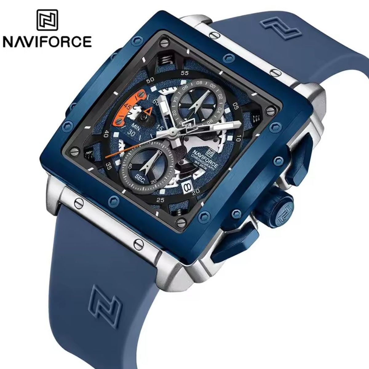 NAVIFORCE - Naviforce azul blanco NF8064