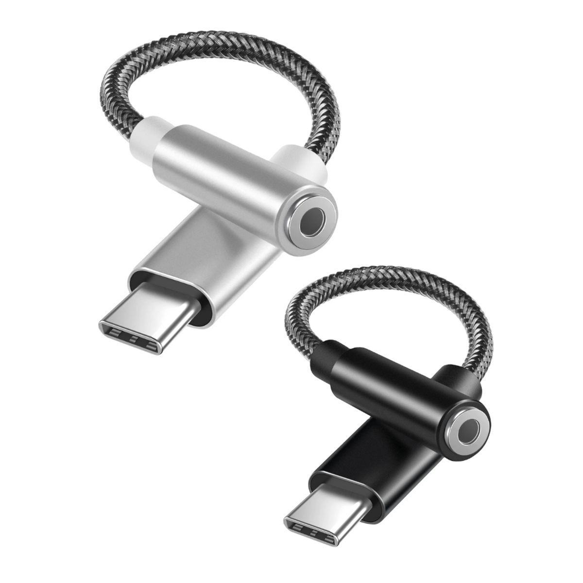 ROMAX - Adaptador de punta mini plug a Tipo C para audífonos