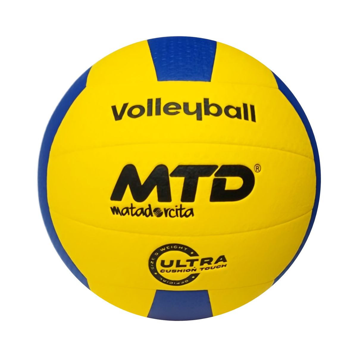 MTD - PELOTA DE VÓLEY PU PREMIUM LAMINADO MT-840 MTD AMARILLO AZUL