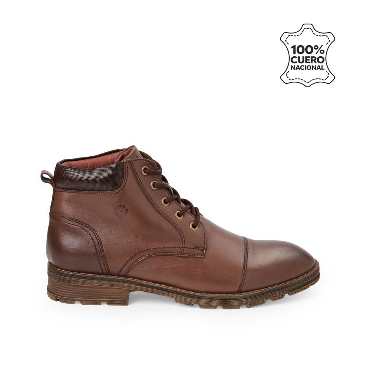 VIALE - Botín Derby Casual JOSE-2532 MARRON Viale Homme Cuero