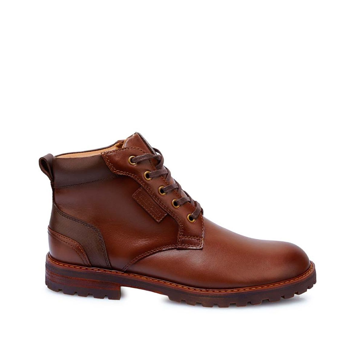 VIALE - Botín Derby Casual RICARDO-2516 Toffe Viale Homme Cuero