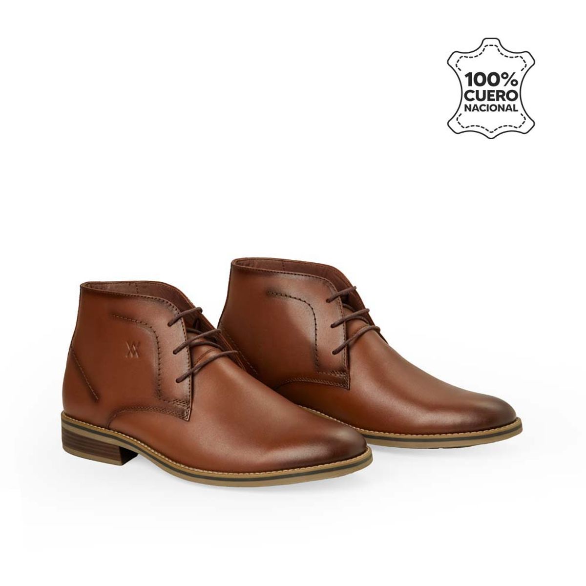 VIALE - Botín Derby Casual ANGELO-2532 Cobre Viale Homme Cuero