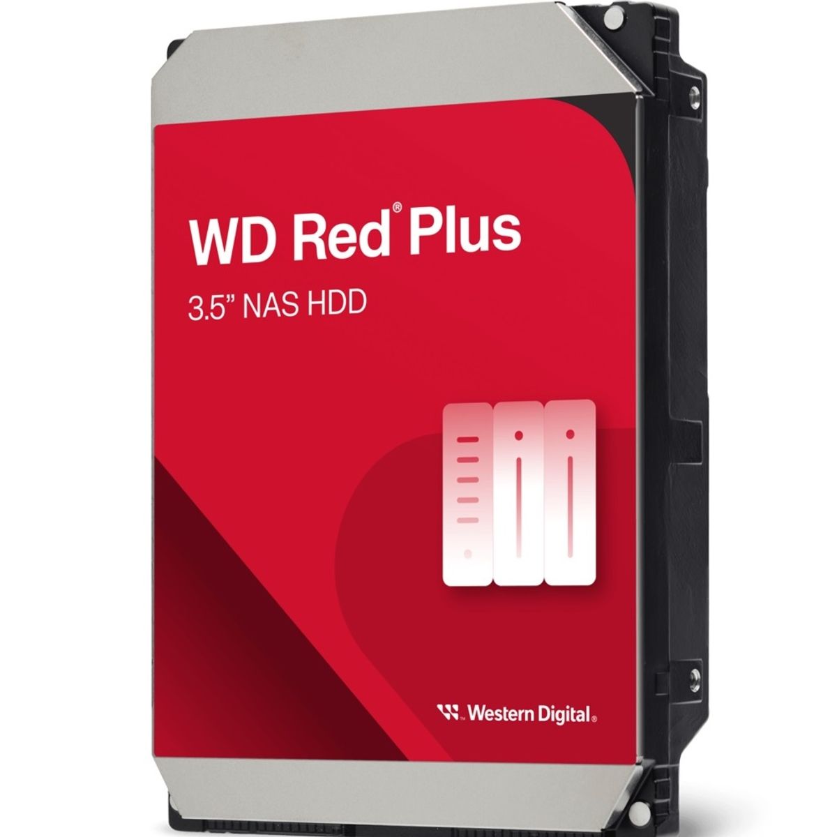 WESTERN DIGITAL - Disco Duro WD Red Plus 12TB SATA 3.5" NAS Interno 512MB Cache