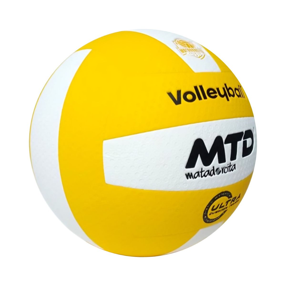 MTD - PELOTA VÓLEY PU PREMIUM LAMINADO MT-840 MTD AMARILLO BLANCO