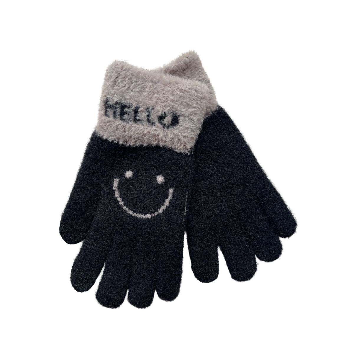KAST PE - Guantes invierno Unisex Happier joven mujer Compatibilidad Táctil