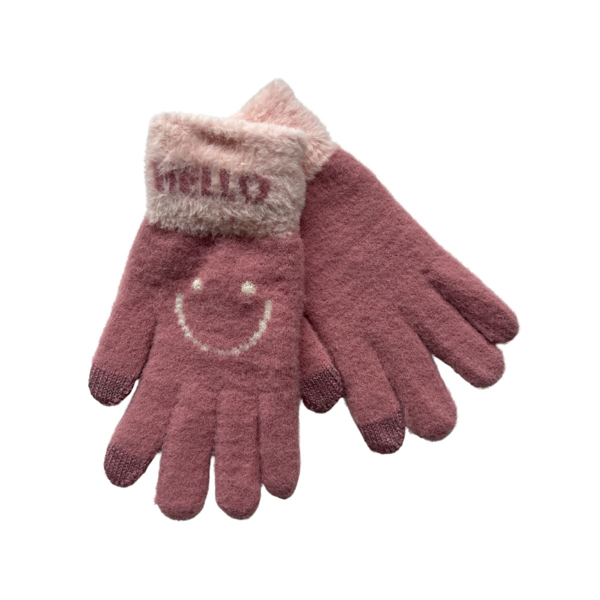 KAST PE - Guantes invierno Unisex Happier joven mujer Compatibilidad Táctil